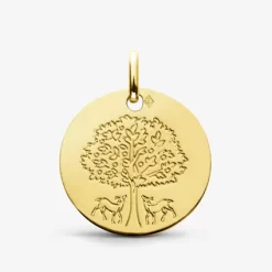 Médaille Arbre De Vie Augis En Or Jaune 18 Mm Emeline - J9029X0000