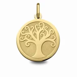 Médaille Arbre De Vie Or Jaune - 20 Mm -Raina - 248400096