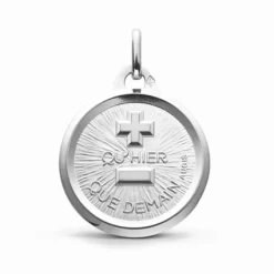 Médaille D'Amour L'Originale Augis Or Blanc 18 Mm Caresse - G3822X0000