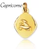 Médaille Pendentif Zodiac Capricorne Or Jaune Gaelle