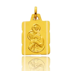 Médaille Saint Christophe Or Jaune 0.95g Rosemary - 9K20729