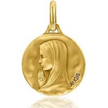 Médaille Vierge Priante Augis Patine Main En Or Jaune 18 Mm Lara J4925X0000 1 Médaille Vierge Priante Augis Patine Main En Or Jaune 18 Mm Lara J4925X0000