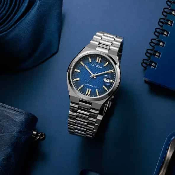Montre Citizen TSUYOSA Bleu 40 Mm- NJ0151-88L 3 Montre Citizen TSUYOSA Bleu 40 Mm- NJ0151-88L – Image 3