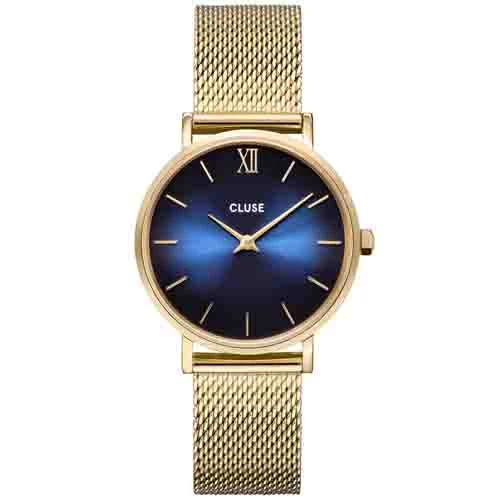 Montre Cluse Cluse Minuit Mesh Deep Blue, Gold Colour - - CW10202 1 Montre Cluse Cluse Minuit Mesh Deep Blue, Gold Colour - - CW10202