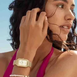 Montre Cluse Fluette Mesh White - Silver Color - - CW11508 -Hamilton Magasin ori montre cluse fluette mesh white silver color cw11508 45002 66907