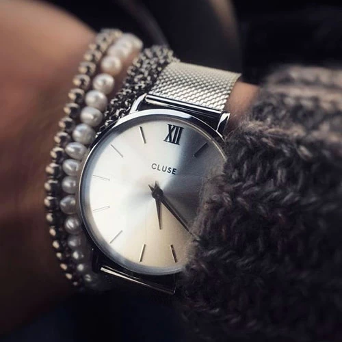 Montre Cluse Minuit Mesh Full Silver - 33 Mm - CW0101203011 3 Montre Cluse Minuit Mesh Full Silver - 33 Mm - CW0101203011 – Image 3