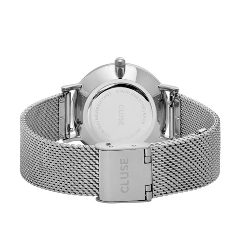 Montre Cluse Minuit Mesh Silver/White - 33 Mm - CW0101203002 2 Montre Cluse Minuit Mesh Silver/White - 33 Mm - CW0101203002 – Image 2
