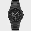 Montre Cluse Homme Vigoureux Chrono Steel, Full Black - CW20802