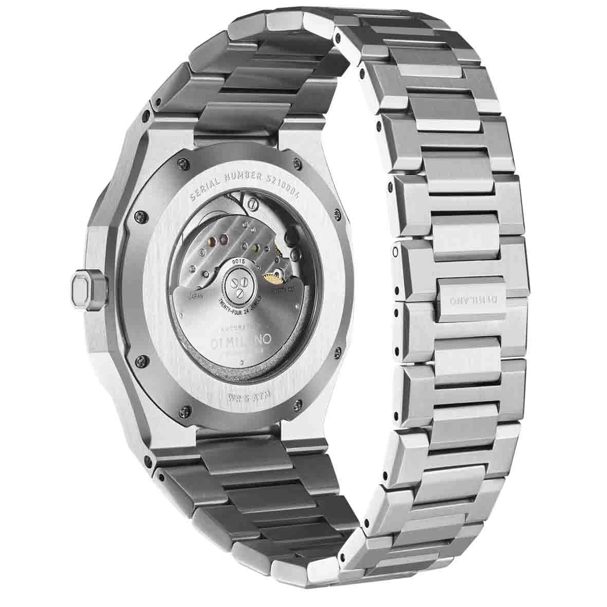 Montre D1 Milano - Automatique - Black - Homme Automatique- Cadran Noir- 41.5 Mm - Acier Inoxydable - ATBJ10 4 Montre D1 Milano - Automatique - Black - Homme Automatique- Cadran Noir- 41.5 Mm - Acier Inoxydable - ATBJ10 – Image 4