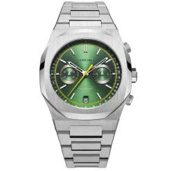 Montre D1 Milano Chronograph Noble - Homme - Cadran Vert- - - CHBJ10