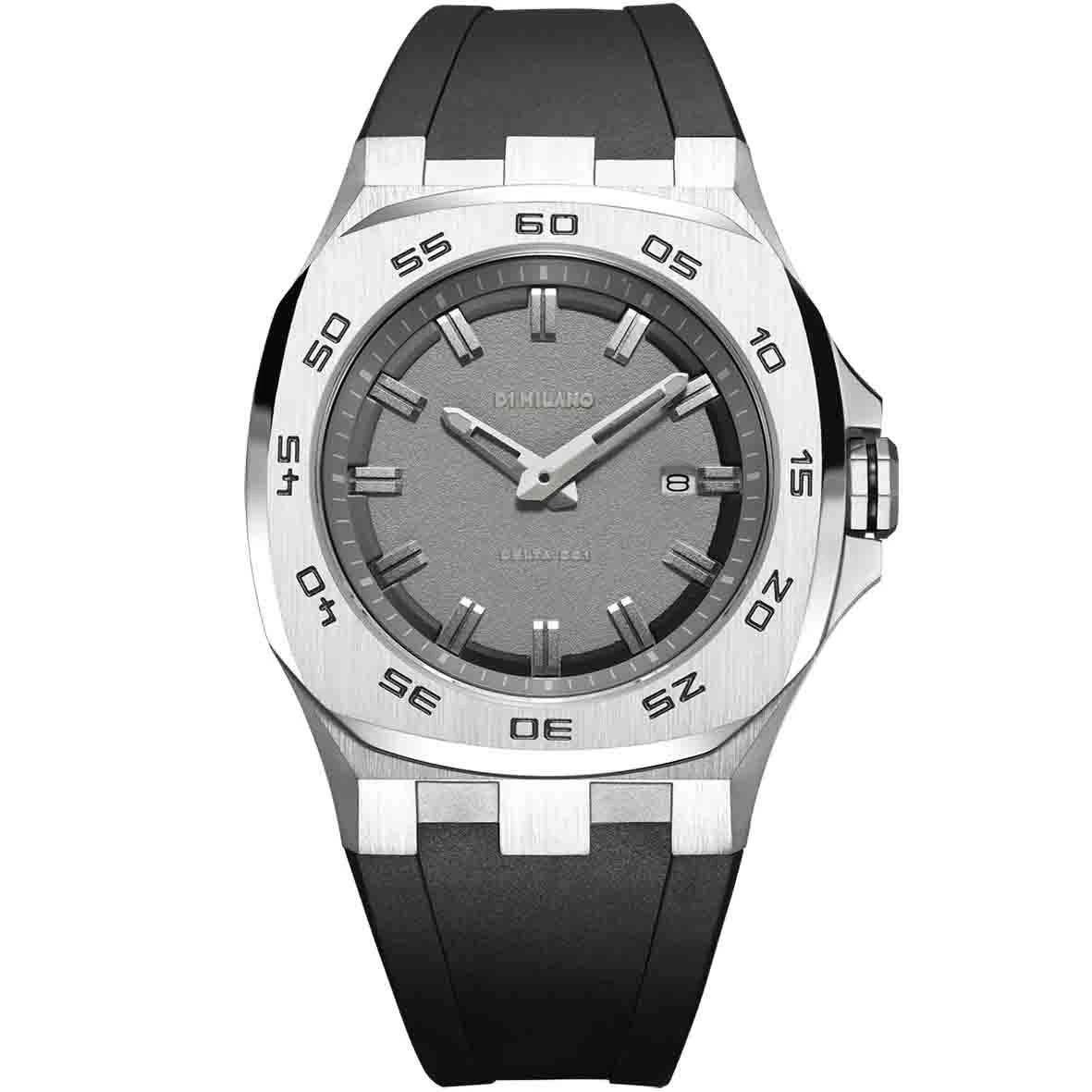 Montre D1 Milano Delta 001 Thunder - Homme Quartz- Cadran Gris Foncé- 41.5 Mm - Acier Inoxydable - DTRJ01 1 Montre D1 Milano Delta 001 Thunder - Homme Quartz- Cadran Gris Foncé- 41.5 Mm - Acier Inoxydable - DTRJ01