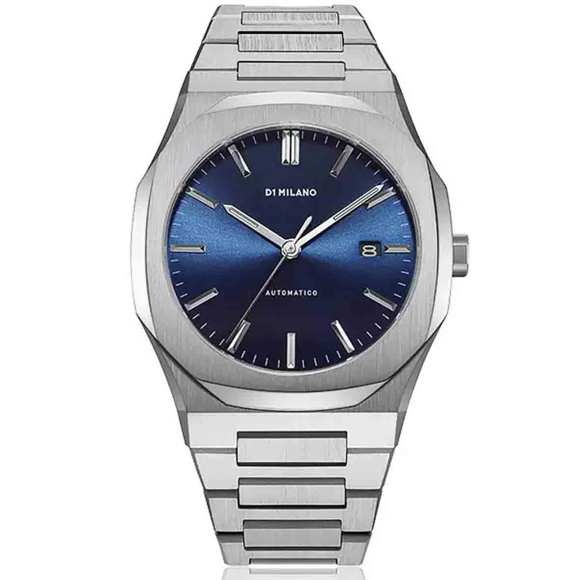 Montre D1 Milano - Homme Automatique- Cadran Bleu- 41.5 Mm - Acier Inoxydable - ATBJ11 1 Montre D1 Milano - Homme Automatique- Cadran Bleu- 41.5 Mm - Acier Inoxydable - ATBJ11