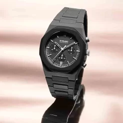 Montre D1 Milano Polychrono Black Blast - Homme Quartz- Cadran Gris Foncé- 40,5 Mm - Polycarbonate - PHBJ04 9 Montre D1 Milano Polychrono Black Blast - Homme Quartz- Cadran Gris Foncé- 40,5 Mm - Polycarbonate - PHBJ04 -Hamilton Magasin ori montre d1 milano polychrono black blast homme quartz cadran gris fonce 40 5 mm polycarbonate phbj04 45173 69725