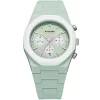 Montre D1 Milano Polychrono Green Blast - Homme Quartz- Cadran Vert Pastel- 40,5 Mm - Polycarbonate - PHBJ02