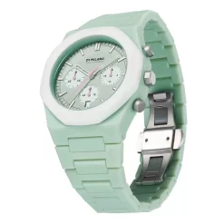 Montre D1 Milano Polychrono Green Blast - Homme Quartz- Cadran Vert Pastel- 40,5 Mm - Polycarbonate - PHBJ02 6 Montre D1 Milano Polychrono Green Blast - Homme Quartz- Cadran Vert Pastel- 40,5 Mm - Polycarbonate - PHBJ02 -Hamilton Magasin ori montre d1 milano polychrono green blast homme quartz cadran vert pastel 40 5 mm polycarbonate phbj02 45175 69731