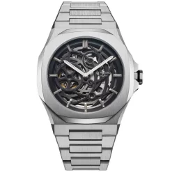 Montre D1 Milano Skeleton - Homme Automatique- Cadran - 41.5 Mm - Acier Inoxydable - SKBJ10