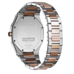 Montre D1 Milano Ultra Thin Abisso - Homme Quartz- Cadran Noir- 38 Mm - Acier Inoxydable PVD Or Rose - UTBU03 -Hamilton Magasin ori montre d1 milano ultra thin abisso homme quartz cadran noir 38 mm acier inoxydable pvd or rose utbu03 45186 67722