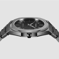 Montre D1 Milano Ultra Thin - Homme Quartz- Cadran Noir- 40 Mm - Acier Et PVD - UTBJ15 -Hamilton Magasin ori montre d1 milano ultra thin homme quartz cadran noir 40 mm acier et pvd utbj15 38158 51924