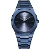 Montre D1 Milano Ultra Thin Monochrome Midnight - Homme Quartz- Cadran Bleu- 40 Mm - Acier Et PVD - UTBJ21