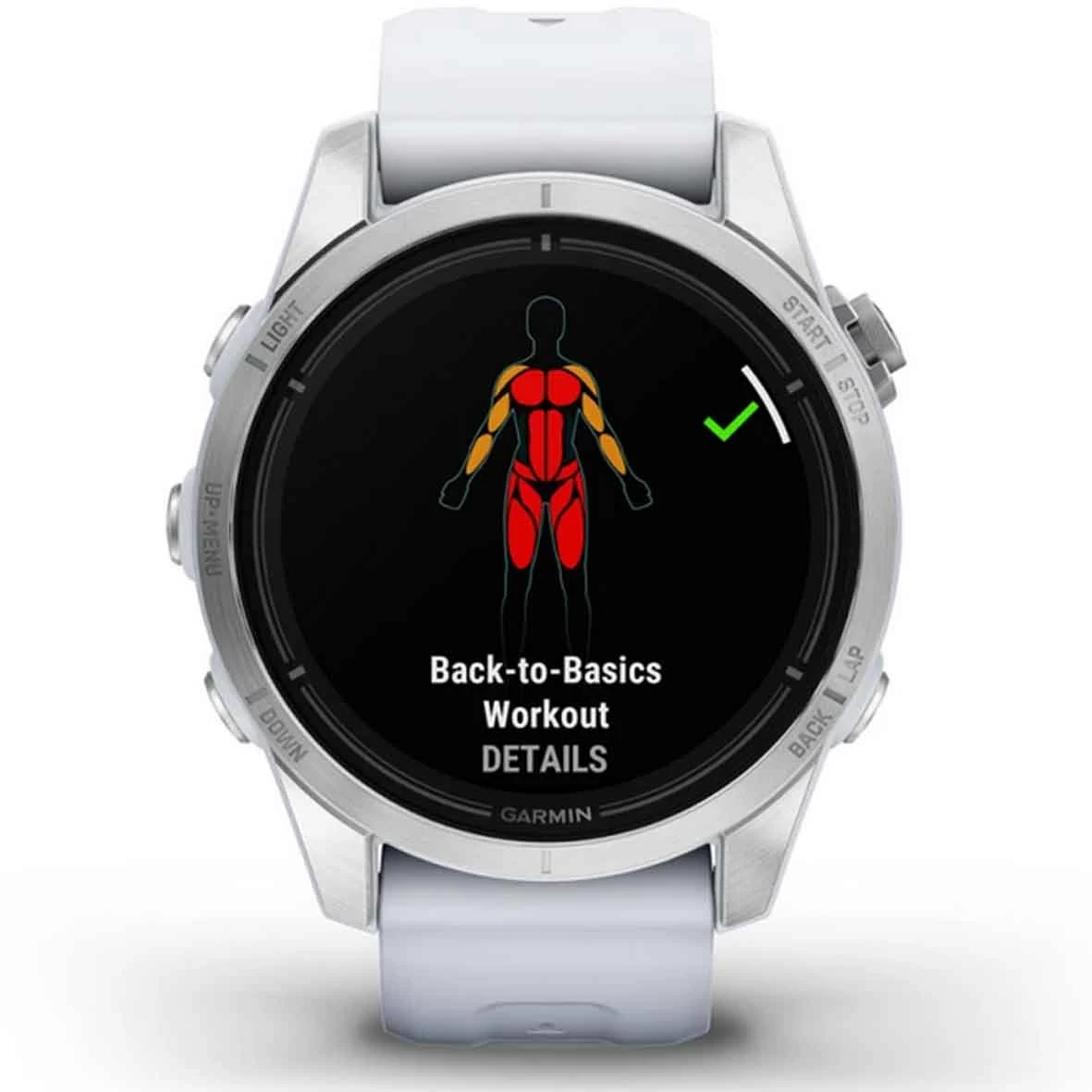 Montre Garmin Epix Pro (Gen 2) - 42 Mm Acier - Silver Avec Bracelet Blanc 42 Mm- 010-02802-01 3 Montre Garmin Epix Pro (Gen 2) - 42 Mm Acier - Silver Avec Bracelet Blanc 42 Mm- 010-02802-01 – Image 3