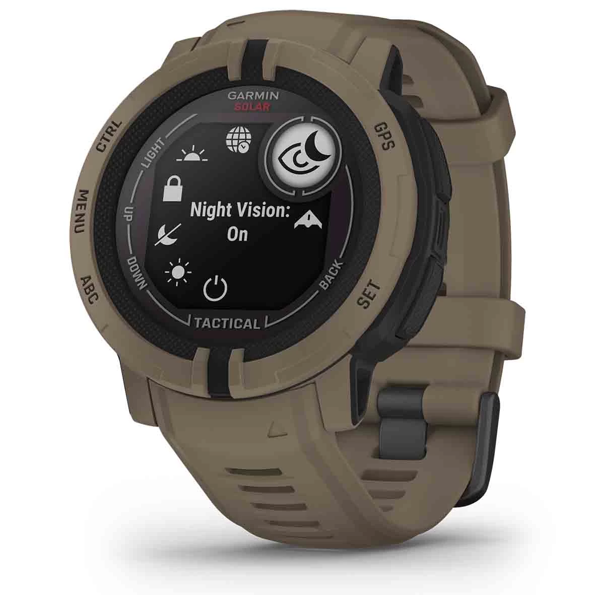 Montre Garmin Instinct® 2 Solar Tactical Edition - Coyote 45 Mm- 010-02627-04 2 Montre Garmin Instinct® 2 Solar Tactical Edition - Coyote 45 Mm- 010-02627-04 – Image 2