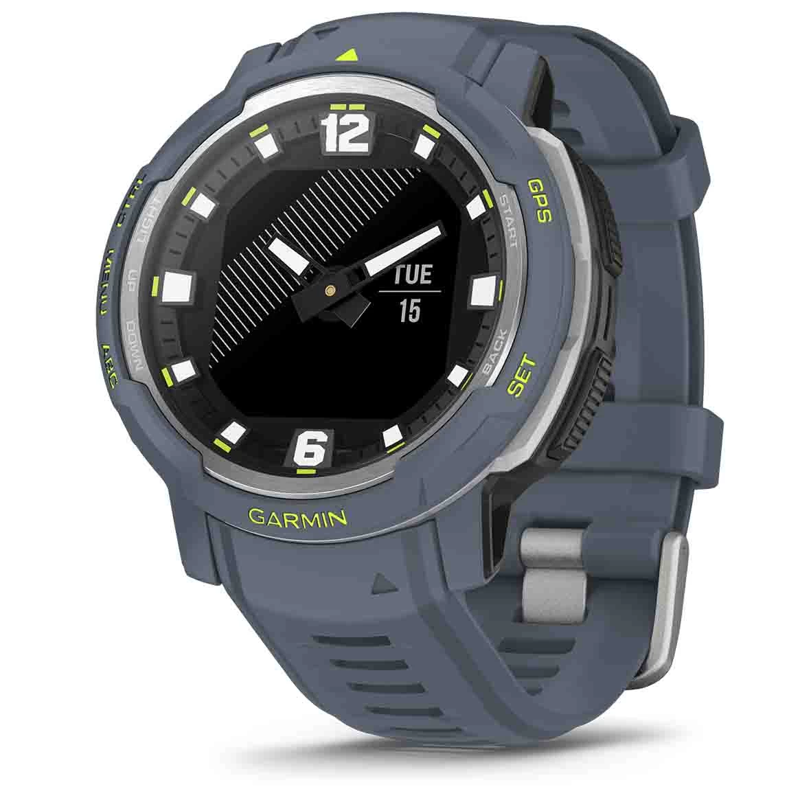 Montre Garmin Instinct Crossover - Bleue Granit 45 Mm- 010-02730-04 1 Montre Garmin Instinct Crossover - Bleue Granit 45 Mm- 010-02730-04