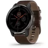 Montre Garmin Venu 2 Plus Plus Gray - Bracelet Marron - 010-02496-15