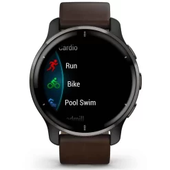 Montre Garmin Venu 2 Plus Plus Gray - Bracelet Marron - 010-02496-15 -Hamilton Magasin ori montre garmin venu 2 plus plus gray bracelet marron 010 02496 15 40649 56459