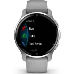 Montre Garmin Venu 2 Plus Silver- Bracelet Silicone Gris 43.6 Mm- 010-02496-10 -Hamilton Magasin ori montre garmin venu 2 plus silver bracelet silicone gris 43 6 mm 010 02496 10 40646 56435