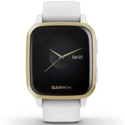 Montre Garmin Venu SQ - White / Light Gold - 010-02427-11