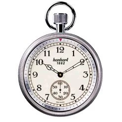 Montre Gousset Hanhart Board Time Beige Mécanique Diamètre 55 Mm- 850.3960-80