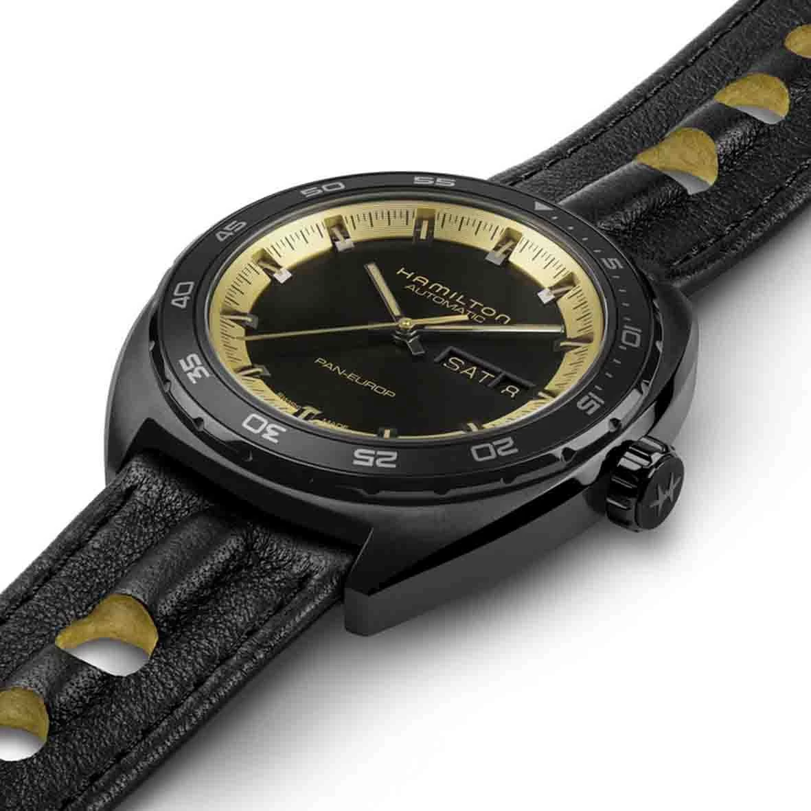 Montre Hamilton American Classic Pan Europ Day Date Auto 42 Mm- H35425730 2 Montre Hamilton American Classic Pan Europ Day Date Auto 42 Mm- H35425730 – Image 2