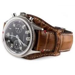 Montre Hanhart 417 ES - 39mm - Steve Mc. Croco Bleu Mécanique Diamètre 39 Mm- H701.210-7010-crocobleu -Hamilton Magasin ori montre hanhart 417 es 39mm steve mc croco bleu mecanique diametre 39 mm h701 210 7010 crocobleu 46239 68958