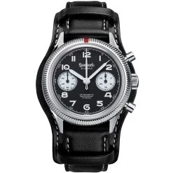 Montre Hanhart 417 ES Flyback Panda - 1954 Mécanique Diamètre 39 Mm- H701.211-7010.