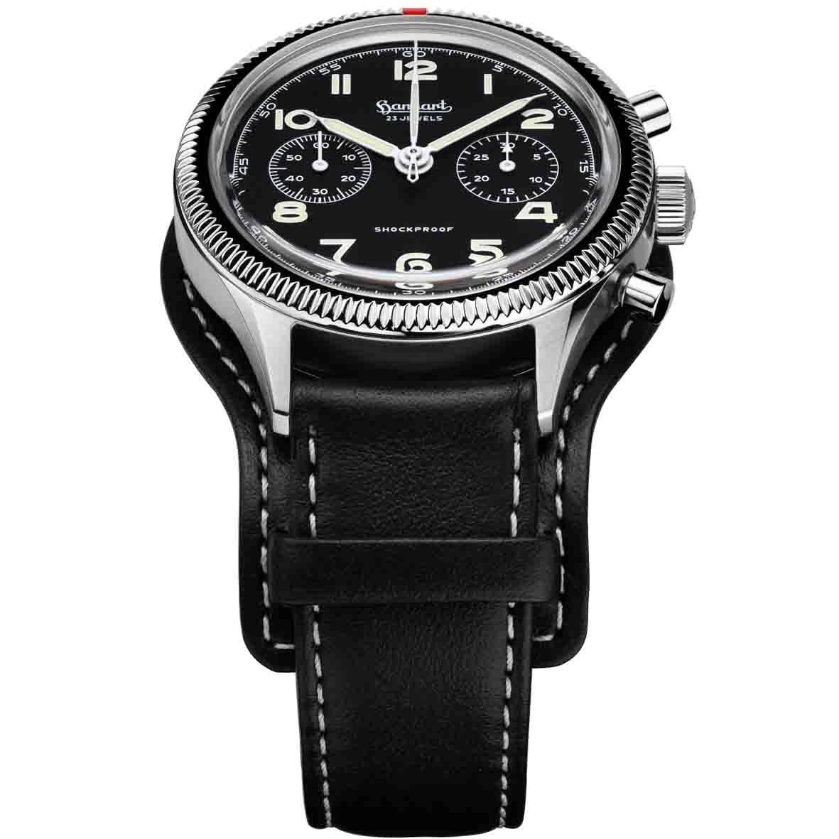 Montre Hanhart 417 ES Steve Mc. Mécanique Diamètre 39 Mm- H701.210-7010 2 Montre Hanhart 417 ES Steve Mc. Mécanique Diamètre 39 Mm- H701.210-7010 – Image 2