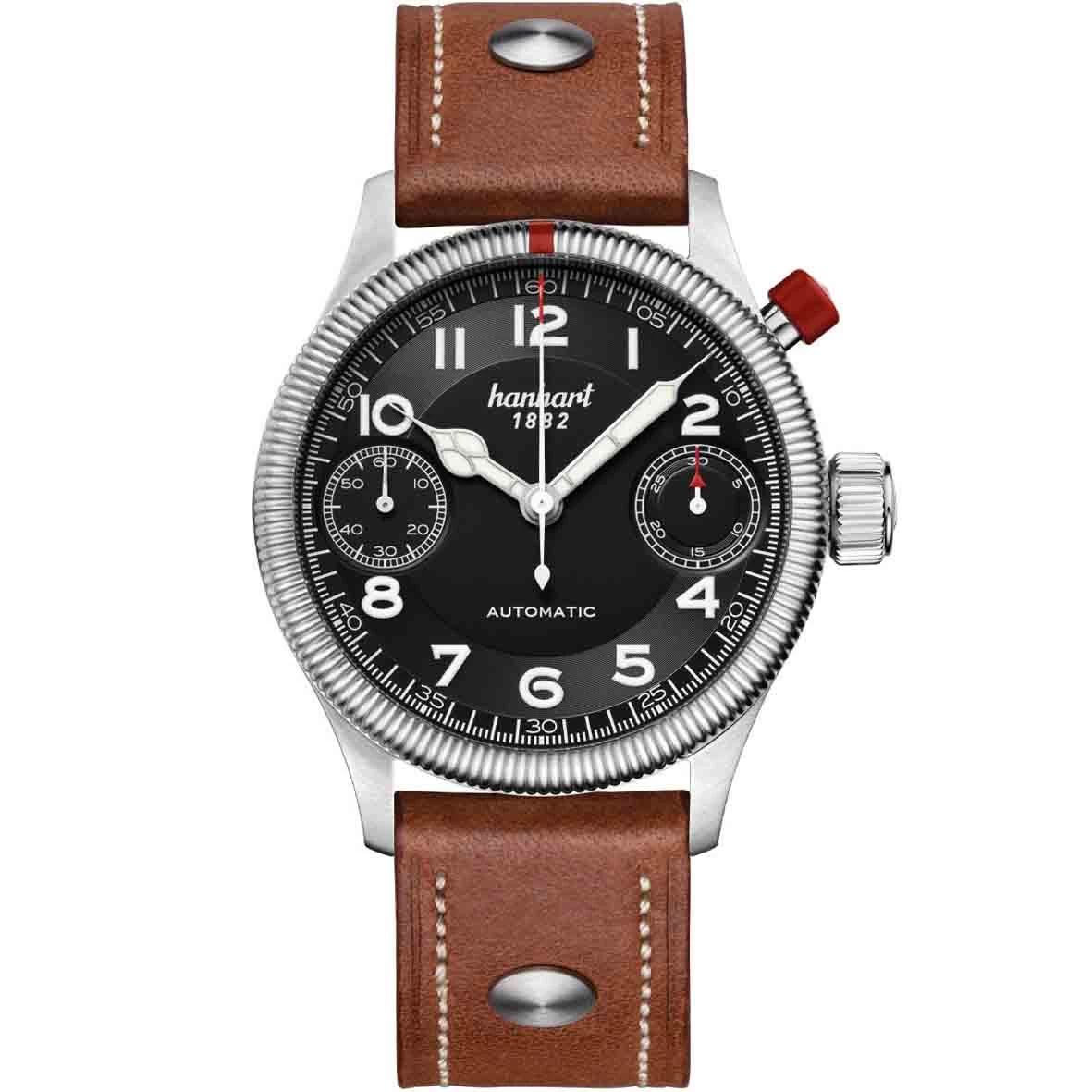 Montre Hanhart Pioneer Monoscope Automatique Diamètre 45 Mm- 733.210-0210 1 Montre Hanhart Pioneer Monoscope Automatique Diamètre 45 Mm- 733.210-0210