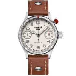 Montre Hanhart Pioneer Monoscope Automatique Diamètre 45 Mm- 733.220-0210