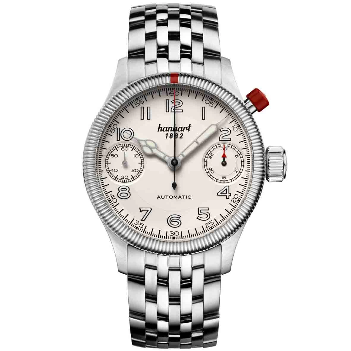 Montre Hanhart Pioneer Monoscope Automatique Diamètre 45 Mm- 733.220-6428 1 Montre Hanhart Pioneer Monoscope Automatique Diamètre 45 Mm- 733.220-6428