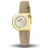 Montre Lip Mach 2000 Mini - - Cadran Doré- 30 X 28 Mm - Acier PVD Doré -671170