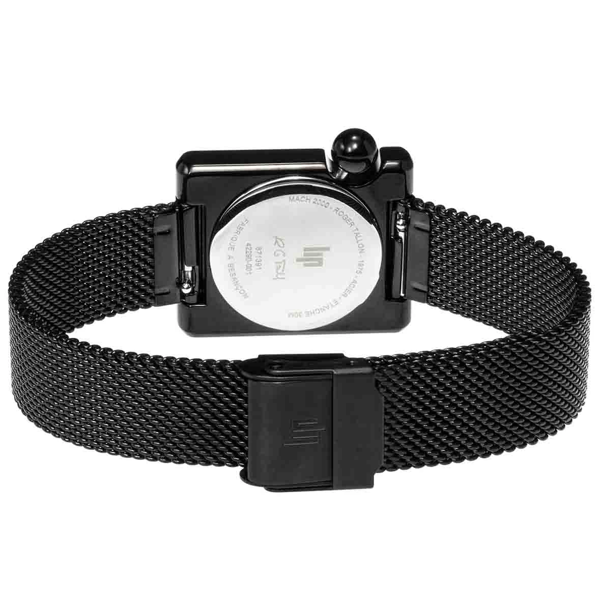 Montre Lip Mach 2000 Mini - - Cadran Noir- 30 X 28 Mm - Acier Et PVD -671391 3 Montre Lip Mach 2000 Mini - - Cadran Noir- 30 X 28 Mm - Acier Et PVD -671391 – Image 3