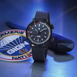 Montre Lip Nautic Ski GIGN 671523- Homme - Cadran Gris- 41 Mm - Acier Et PVD -Hamilton Magasin ori montre lip nautic ski gign 671523 homme cadran gris 41 mm acier et pvd 40203 55335