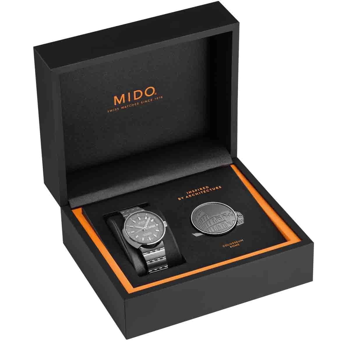 Montre Mido All Dial 20th ANNIVERSARY INSPIRED BY ARCHITECTURE 42 Mm- M8340.4.B3.11 4 Montre Mido All Dial 20th ANNIVERSARY INSPIRED BY ARCHITECTURE 42 Mm- M8340.4.B3.11 – Image 4