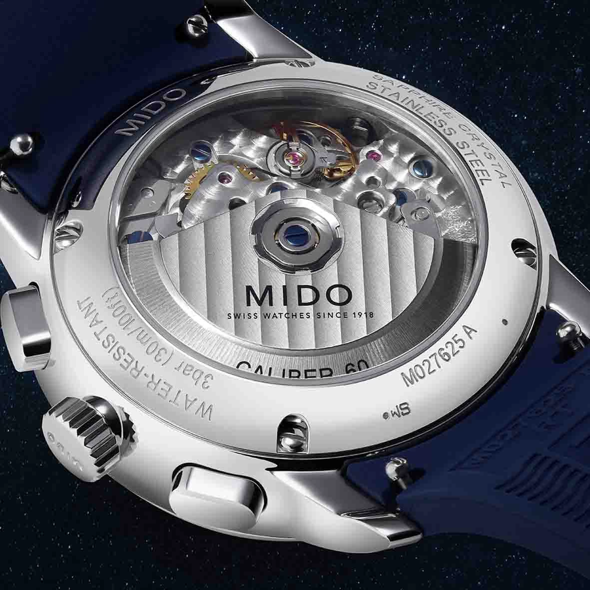 Montre Mido Baroncelli Chronograph Moonphase 42 Mm- M027.625.17.041.00 2 Montre Mido Baroncelli Chronograph Moonphase 42 Mm- M027.625.17.041.00 – Image 2