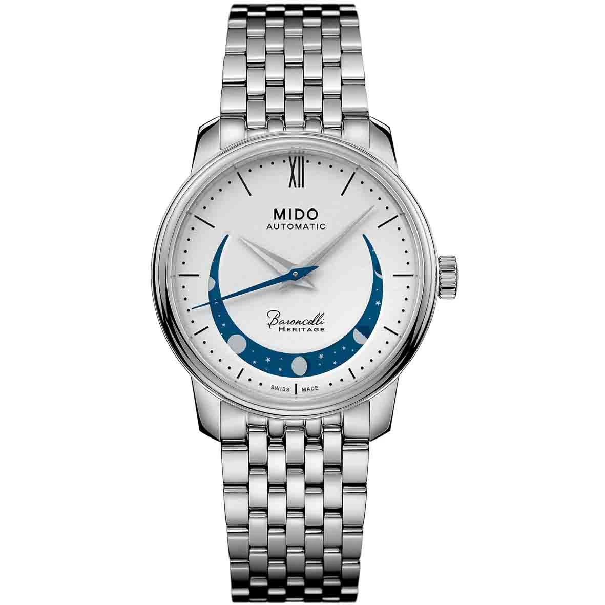 Montre Mido Baroncelli Smiling Moon Lady 33.3 Mm- M027.207.11.010.01 1 Montre Mido Baroncelli Smiling Moon Lady 33.3 Mm- M027.207.11.010.01