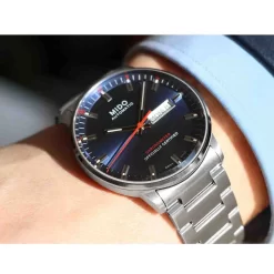 Montre Mido Commander Chronometer Cosc 40 Mm- M021.431.11.041.00 -Hamilton Magasin ori montre mido commander chronometer cosc 40 mm m021 431 11 041 00 37753 51006