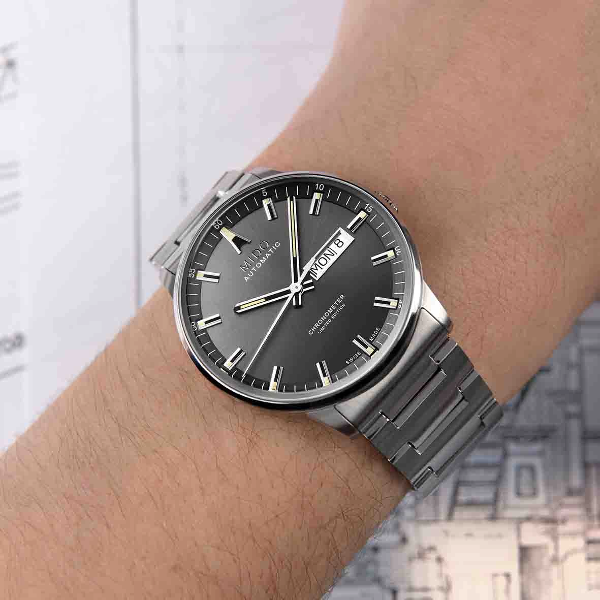 Montre Mido Commander IBA 40 Mm- M021.431.11.061.02 3 Montre Mido Commander IBA 40 Mm- M021.431.11.061.02 – Image 3