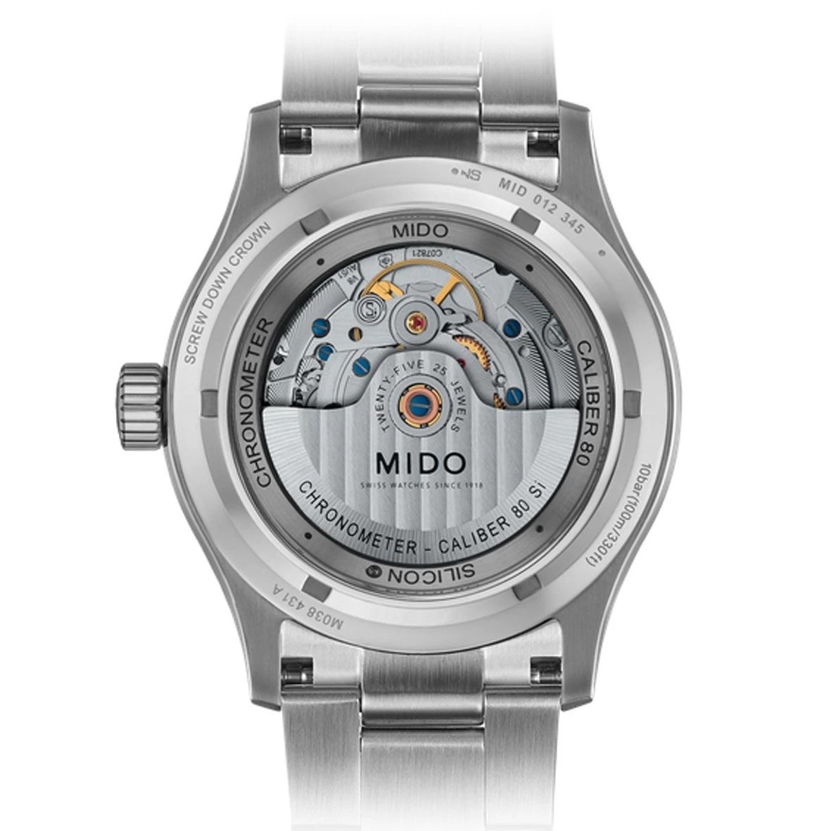 Montre Mido Multifort Chronometer 1 42 Mm- M038.431.11.041.00 2 Montre Mido Multifort Chronometer 1 42 Mm- M038.431.11.041.00 – Image 2