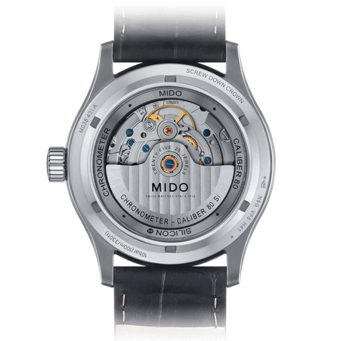 Montre Mido Multifort Chronometer 1 42 Mm- M038.431.16.031.00 2 Montre Mido Multifort Chronometer 1 42 Mm- M038.431.16.031.00 – Image 2