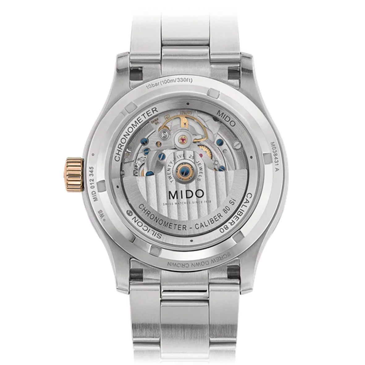 Montre Mido Multifort Chronometer 1 42 Mm- M038.431.22.031.00 2 Montre Mido Multifort Chronometer 1 42 Mm- M038.431.22.031.00 – Image 2