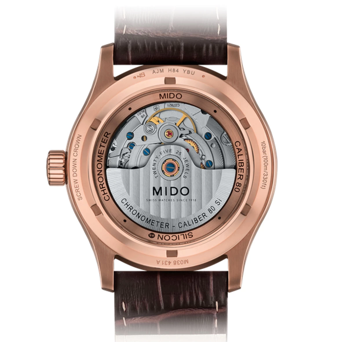 Montre Mido Multifort Chronometer 1 42 Mm- M038.431.36.031.00 2 Montre Mido Multifort Chronometer 1 42 Mm- M038.431.36.031.00 – Image 2